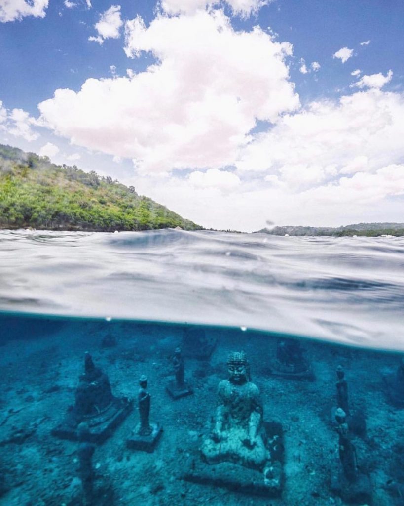 Diving with Underwater Gods in Bali: Ancient Ruins or Awesome Dive Site