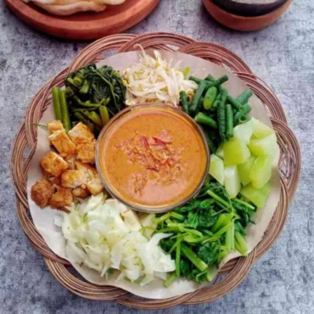 Gado-gado is one of the best food for the plant based palate