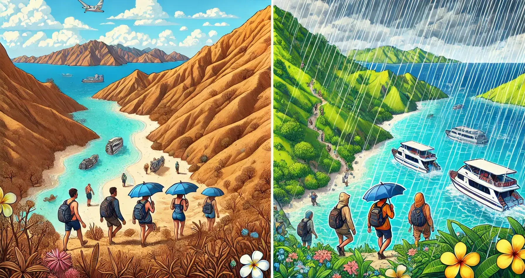 How Padar Island Changing Weather Affects the Experience of Visiting